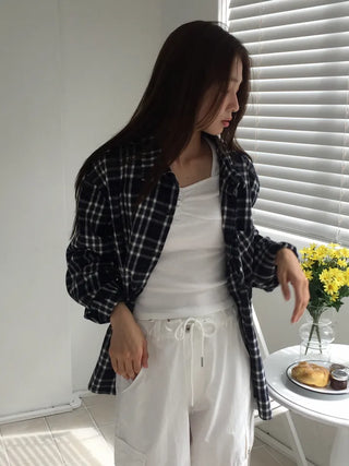 Shirred Square Neck Ribbed Long Sleeve Tee