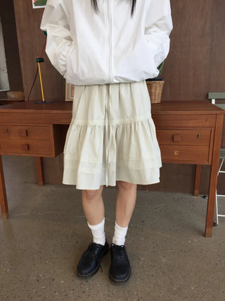 Daisy Shirred Skirt