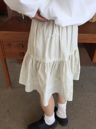 Daisy Shirred Skirt
