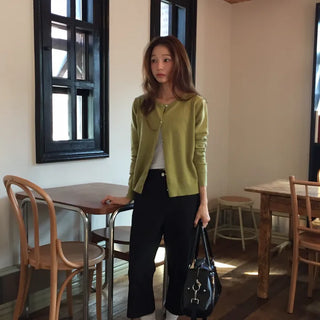 Salang-fit Crop Wide 34 Length Pants