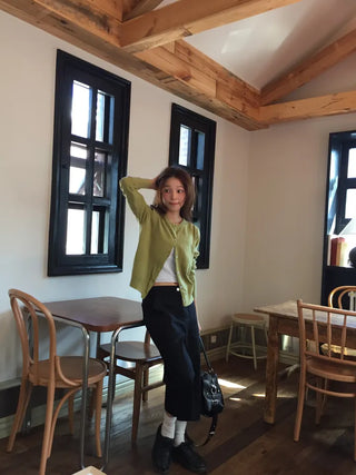 Salang-fit Crop Wide 34 Length Pants