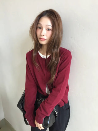 Delicate fit daily cardigan for the transitional season