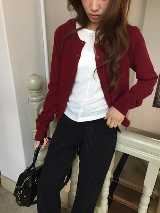Delicate fit daily cardigan for the transitional season