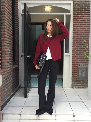 Delicate fit daily cardigan for the transitional season