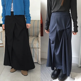 Mood-draping long skirt that completes the look effortlessly