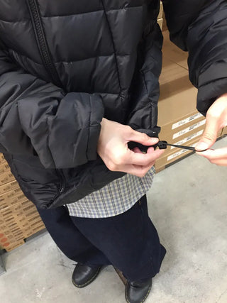 Lightweight, warm  Loose-fit lightweight padded jacket
