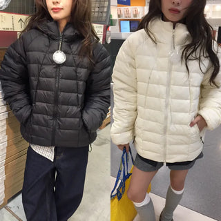 Lightweight, warm  Loose-fit lightweight padded jacket