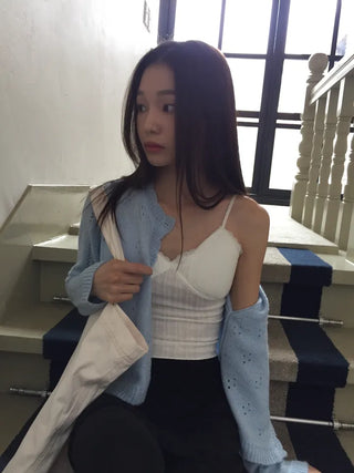 Lace Cap Sleeveless