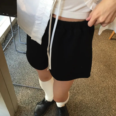 Cozy elasticated knit pants