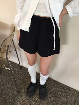 Cozy elasticated knit pants