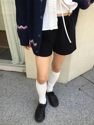 Cozy elasticated knit pants