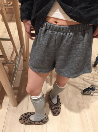 Cozy elasticated knit pants