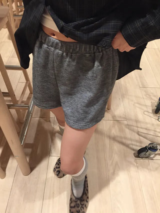 Cozy elasticated knit pants