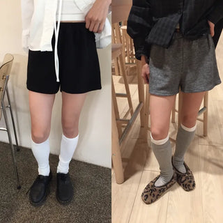 Cozy elasticated knit pants