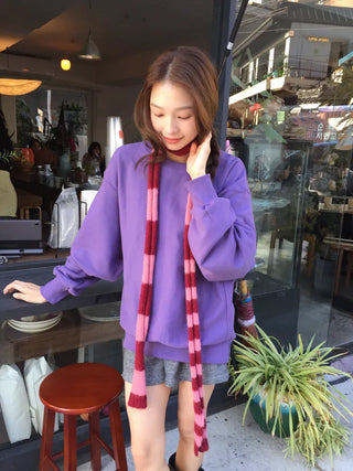 Delicate Fit Effortless Chic Sweatshirt - Aesthetic Mood Oversized Fit