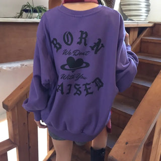Delicate Fit Effortless Chic Sweatshirt - Aesthetic Mood Oversized Fit