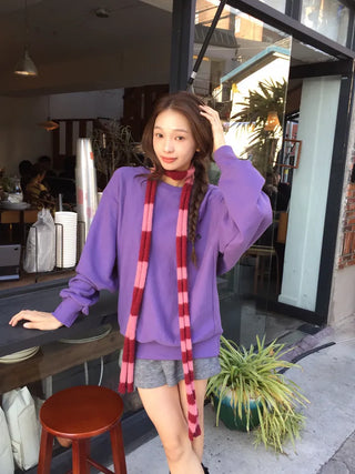 Delicate Fit Effortless Chic Sweatshirt - Aesthetic Mood Oversized Fit