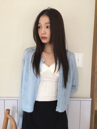 Dorothy Punching Cardigan