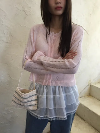 Dorothy Punching Cardigan