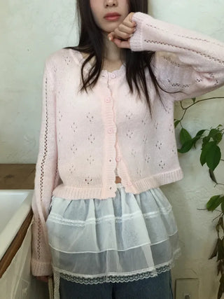 Dorothy Punching Cardigan