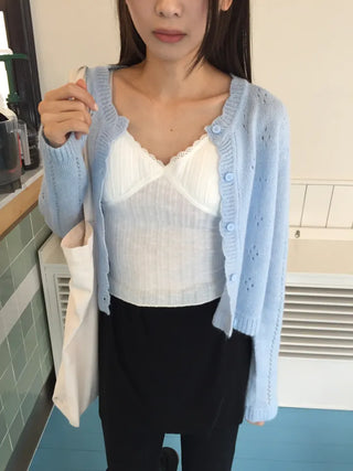 Dorothy Punching Cardigan