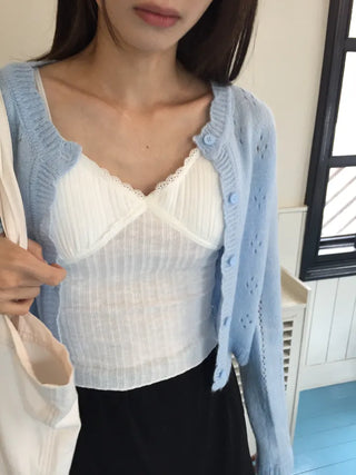 Dorothy Punching Cardigan