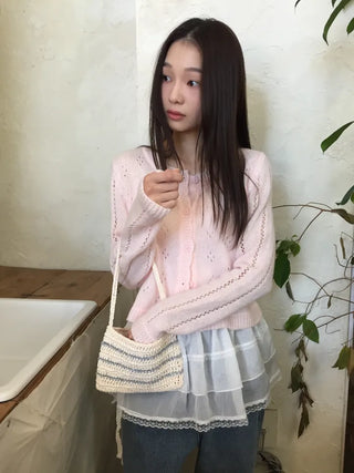 Dorothy Punching Cardigan