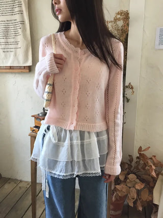 Dorothy Punching Cardigan