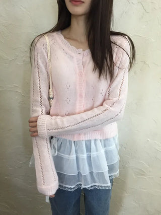 Dorothy Punching Cardigan