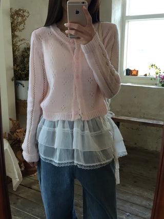 Dorothy Punching Cardigan