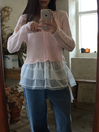 Dorothy Punching Cardigan