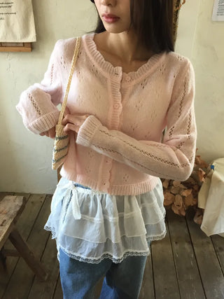 Dorothy Punching Cardigan