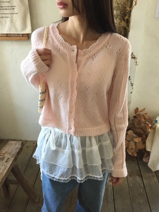 Dorothy Punching Cardigan