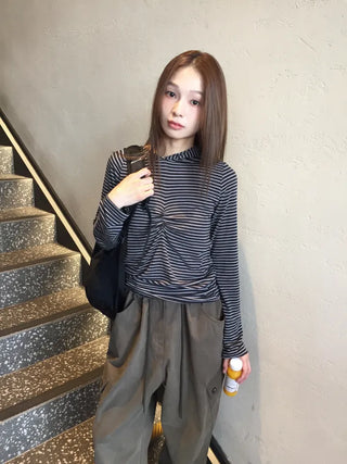 Loose Fit Cotton Elastic Waist Pants  Daily Wide Fit