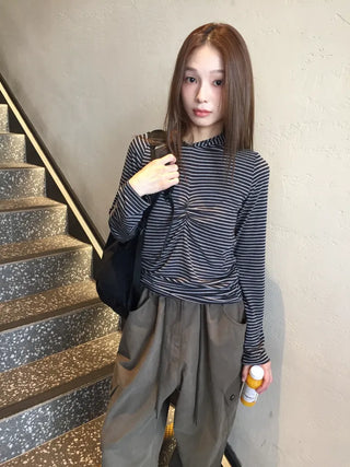 Loose Fit Cotton Elastic Waist Pants  Daily Wide Fit