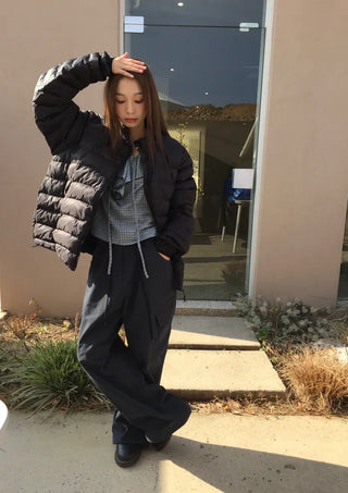 Daily Mood Round Short Padded Jacket
