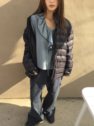 Daily Mood Round Short Padded Jacket