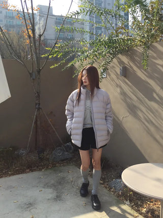 Daily Mood Round Short Padded Jacket