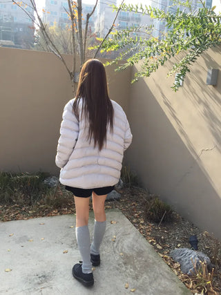 Daily Mood Round Short Padded Jacket