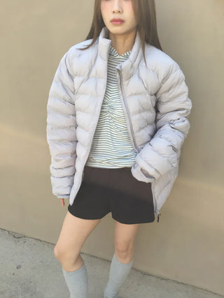 Daily Mood Round Short Padded Jacket