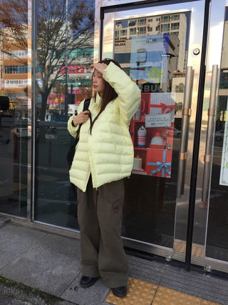 Daily Mood Round Short Padded Jacket
