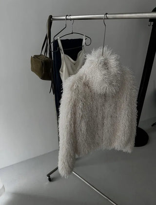Soft fur jacket  Fluffy winter mood short coat