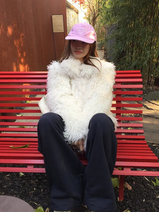 Soft fur jacket  Fluffy winter mood short coat