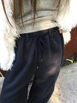 Long Wide Elastic Waist Pants  Comfortable Daily Fit