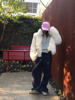 Long Wide Elastic Waist Pants  Comfortable Daily Fit