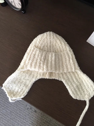 Cozy Knit Earflap Hat  – Winter Essential for a Casual Chic