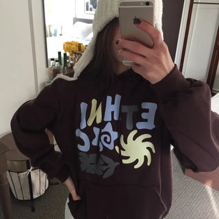 Cozy Fleece-Lined Graphic Hoodie