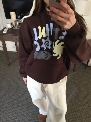 Cozy Fleece-Lined Graphic Hoodie