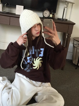 Cozy Fleece-Lined Graphic Hoodie
