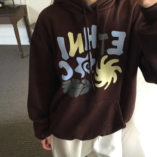 Cozy Fleece-Lined Graphic Hoodie